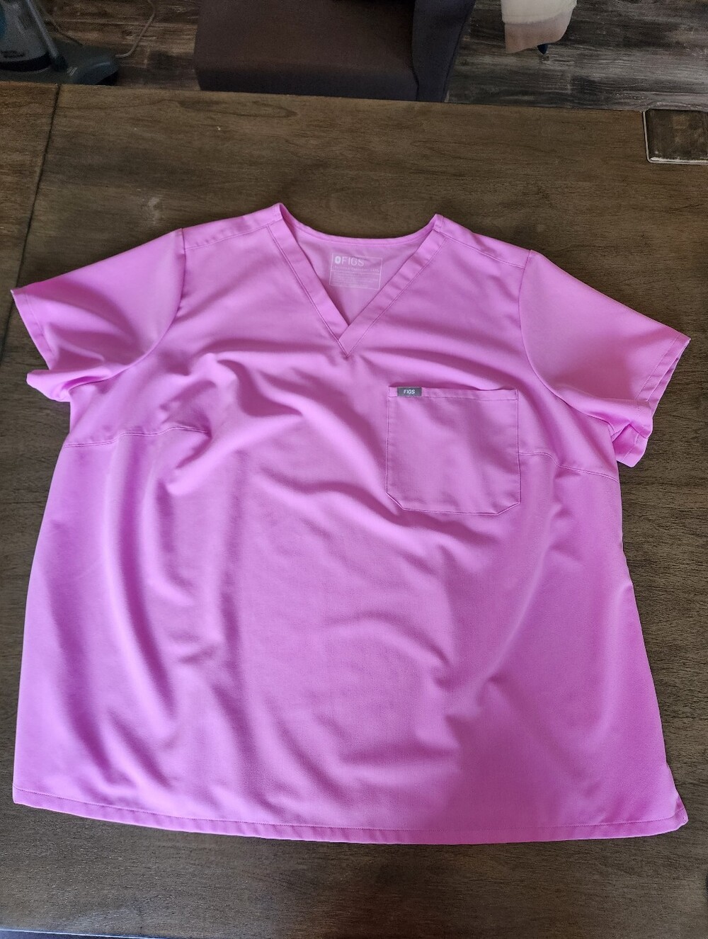 Figs Pink Cloud Catarina Scrub Top 4XL